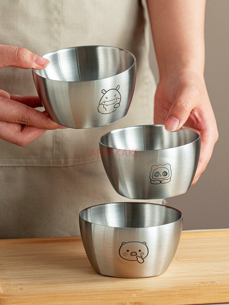 Baby Food Bowl - Lebensmittelechte Kinderschüssel, isoliert und verbrühungssicher, Reisschüssel