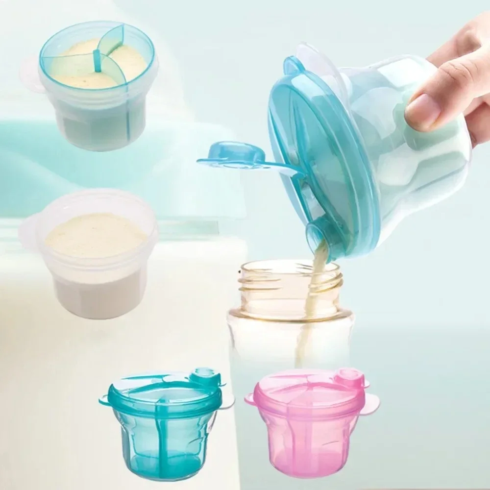 Baby Food Options - Tragbarer Formelspender mit 3 Gittern für