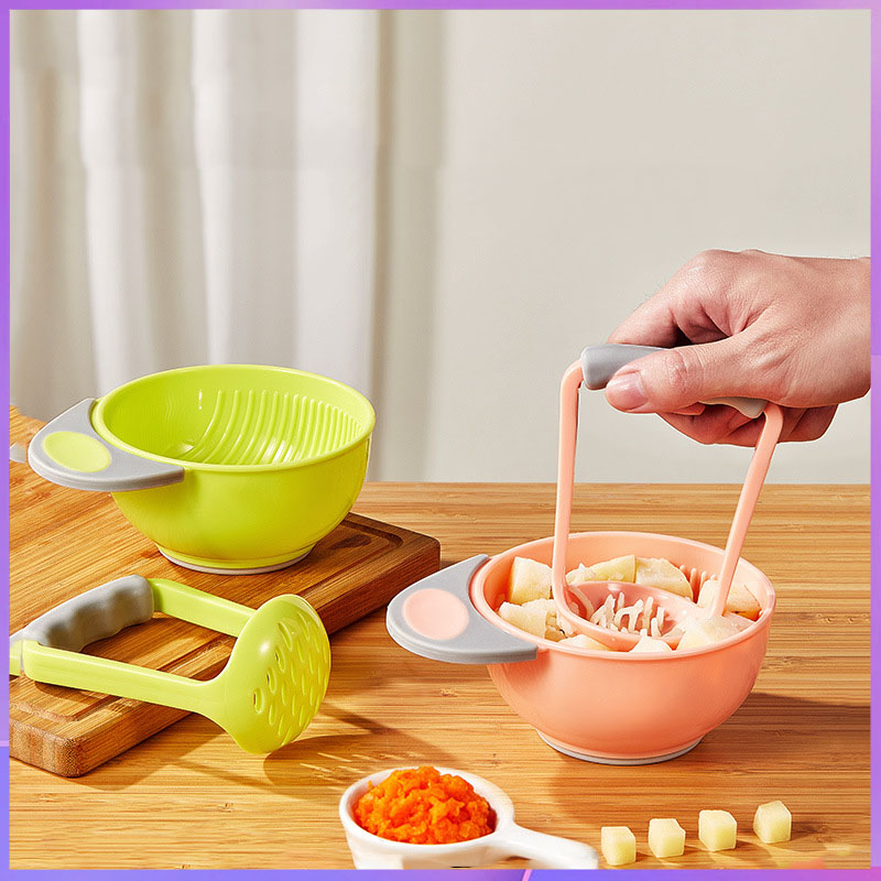Baby Food Bowl - Kinderfuttermühle/Baby Obst Kartoffel manuelle Püree/Lebensmittel Set