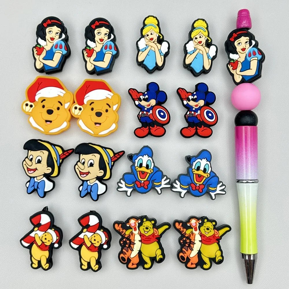 Baby Food Kids - 10PC DIY Cartoon Mini Silikon Perlen