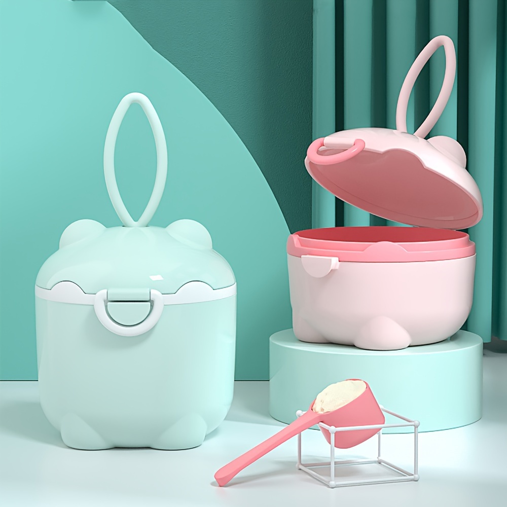 Baby Food Options - 1 Stück tragbare vierlagige Milchpulverbox, Milchpulverbehälter,