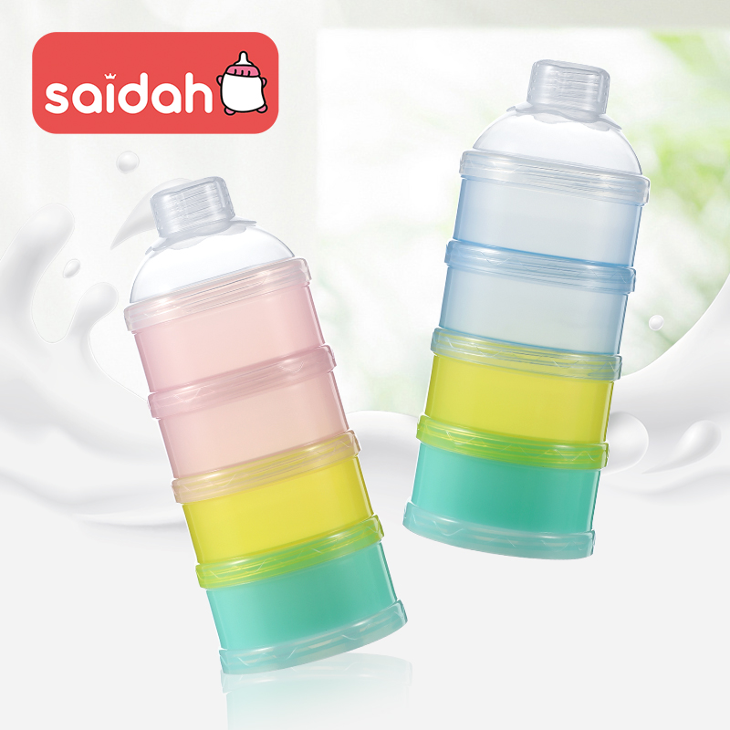 Baby Food Options - Baby Fütterung Tragbare 4-lagige Milchpulver Aufbewahrungsbox