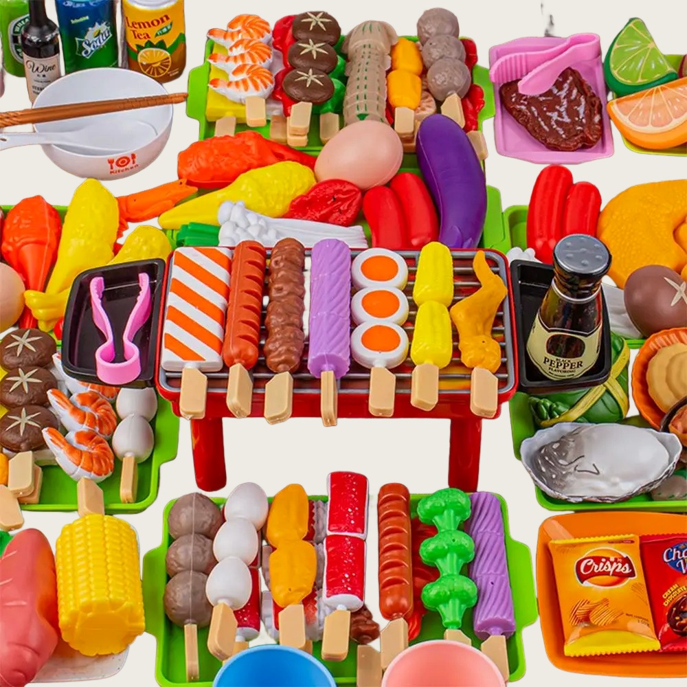 Baby Food Quantity - Baby Dress Up Küche Spielzeug BBQ