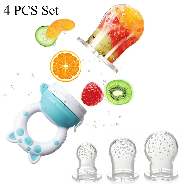 4-teiliges Set Silikon-Obst- u – Baby Food Quantity Bewertung und Preis