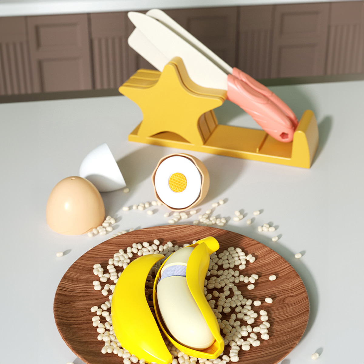 Schneidendes Spiellebensmittel – Baby Food Quantity Bewertung und Preis