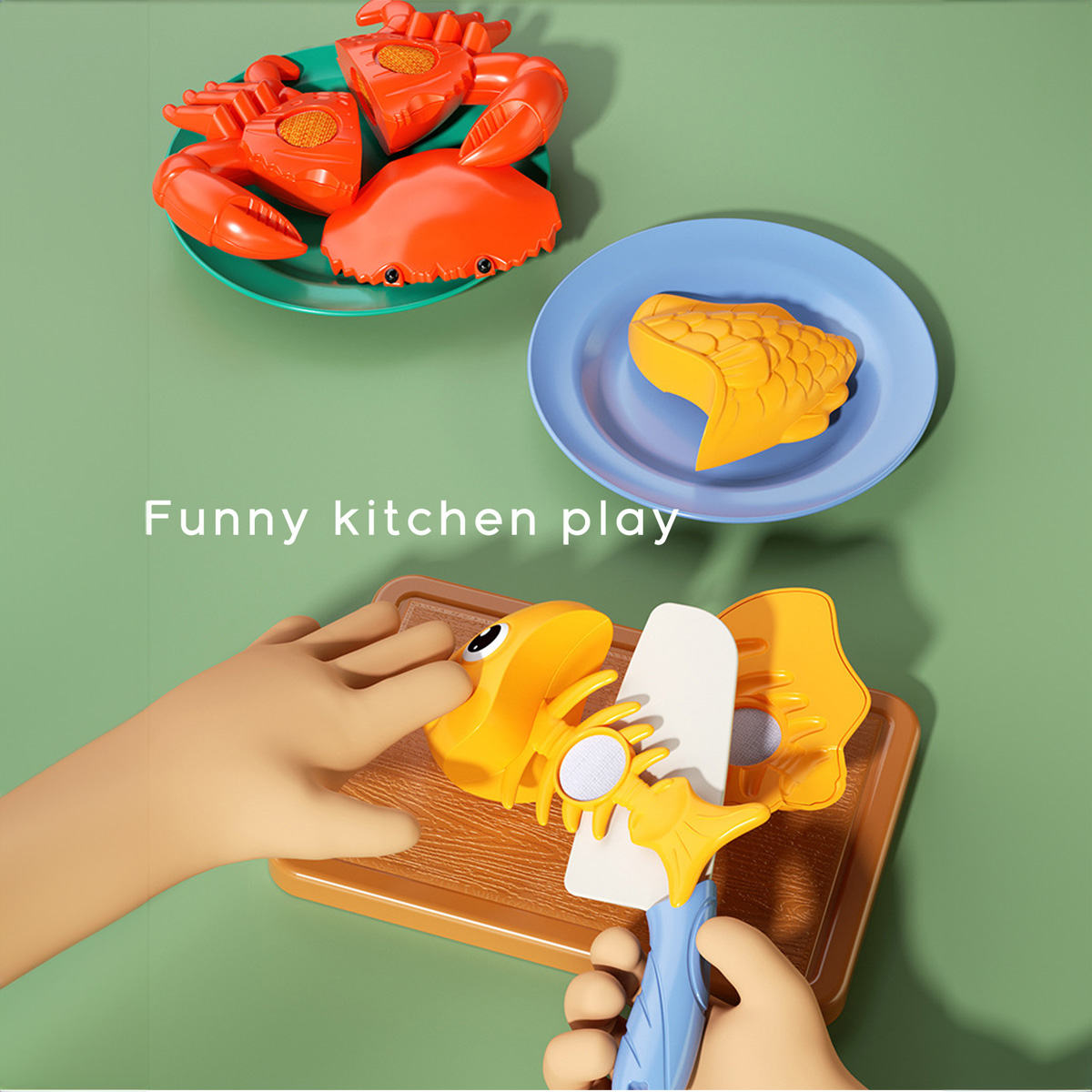 Schneidendes Spiellebensmittel – Baby Food Quantity Bewertung und Preis