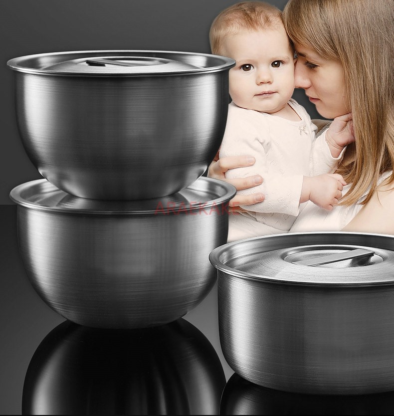 900ml 304 Edelstahl-Eierdämpfs – Baby Food Bowl Bewertung und Preis