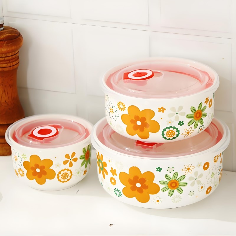 Drei-stück set, fine bone chin – Baby Food Bowl Bewertung und Preis
