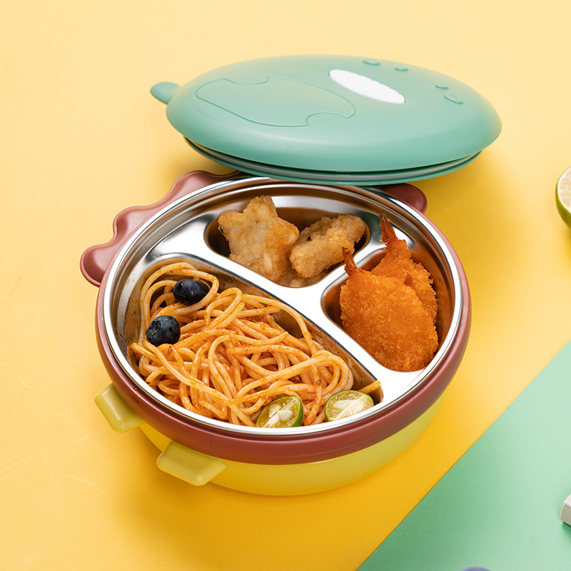 Kinder-Trennplatte aus Edelsta – Baby Food Bowl Bewertung und Preis