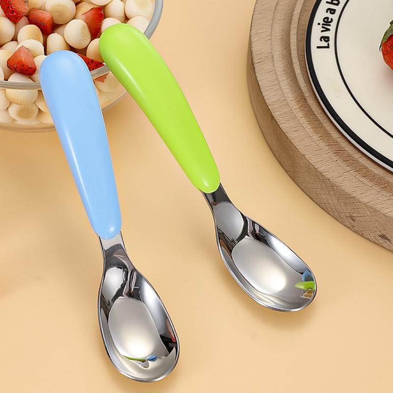 Kreativer Edelstahl-Löffel für – Baby Food Weaning Bewertung und Preis
